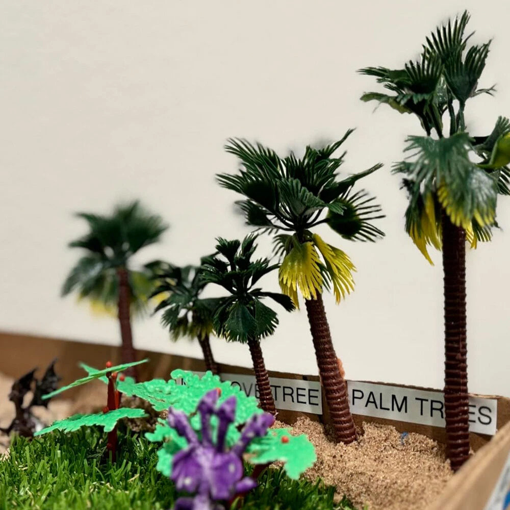 20pc Palm Trees for DIY Park Dioramas (15cm)