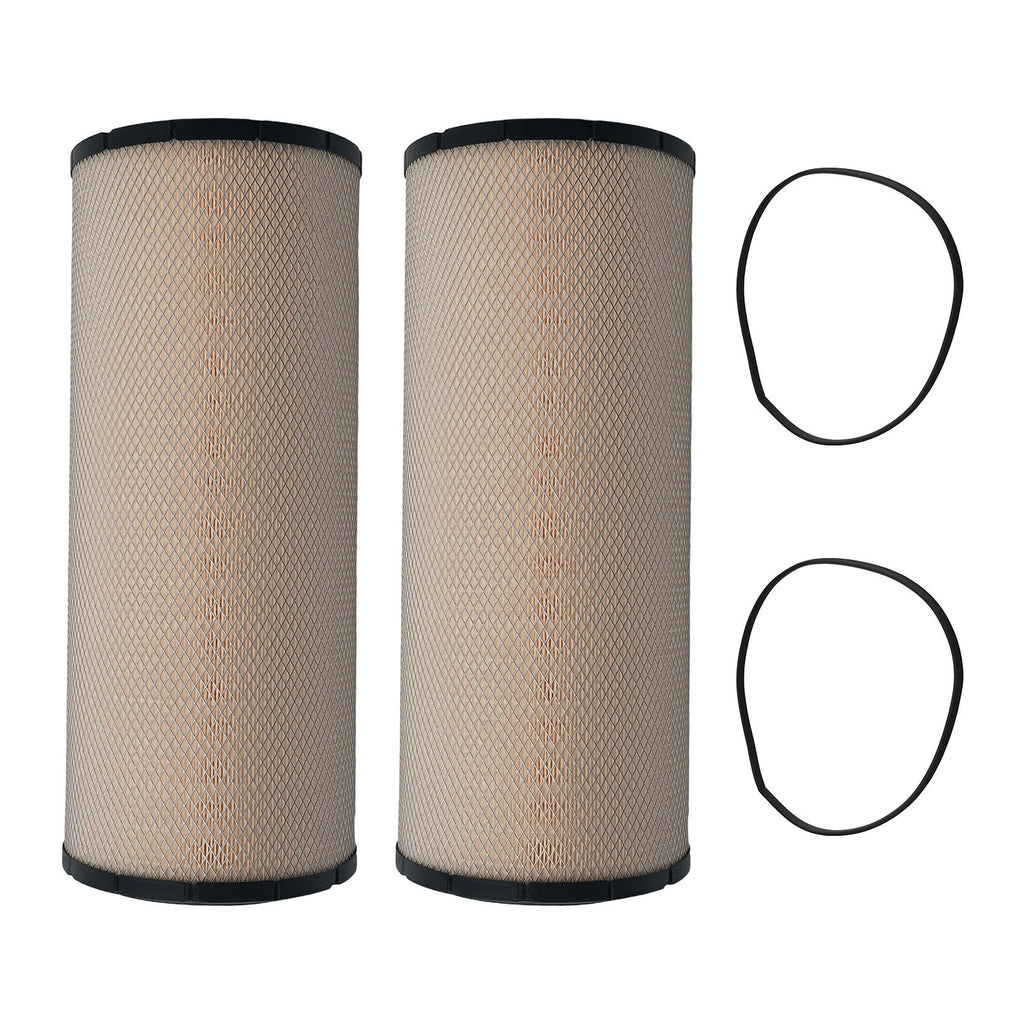 2x Air Filter for Peterbilt 386 (Replaces Baldwin RS3516, Luber Finer LAF2536)