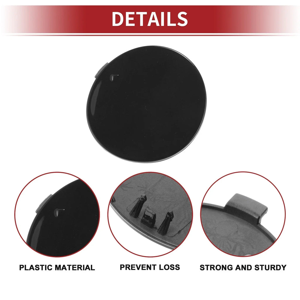 Front Tow Cover Cap for BMW X6 F16 M-Sport (2015 - 2019) Carbon Black