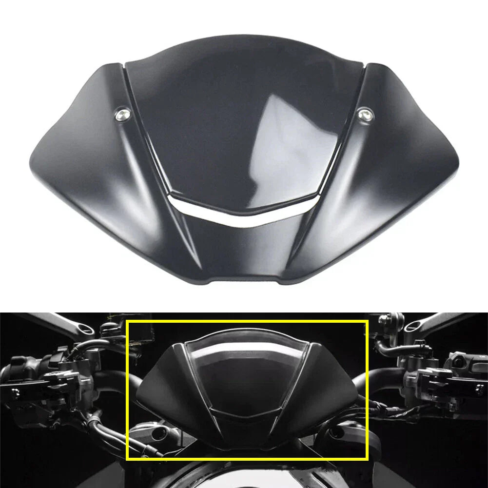 Matte Black Windshield with Bracket for Ducati Monster 950 937 (2021-2022)