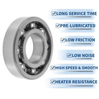 6309 Deep Groove Ball Bearing for Scooter Skateboard Wheel (45x100x25mm)