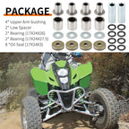 Front Upper Lower A-Arm Bushing Seal Kit for Kawasaki KFX400 (2003–2006)