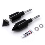 Black Spike Frame Sliders for Honda CBR600RR (2003–2006)