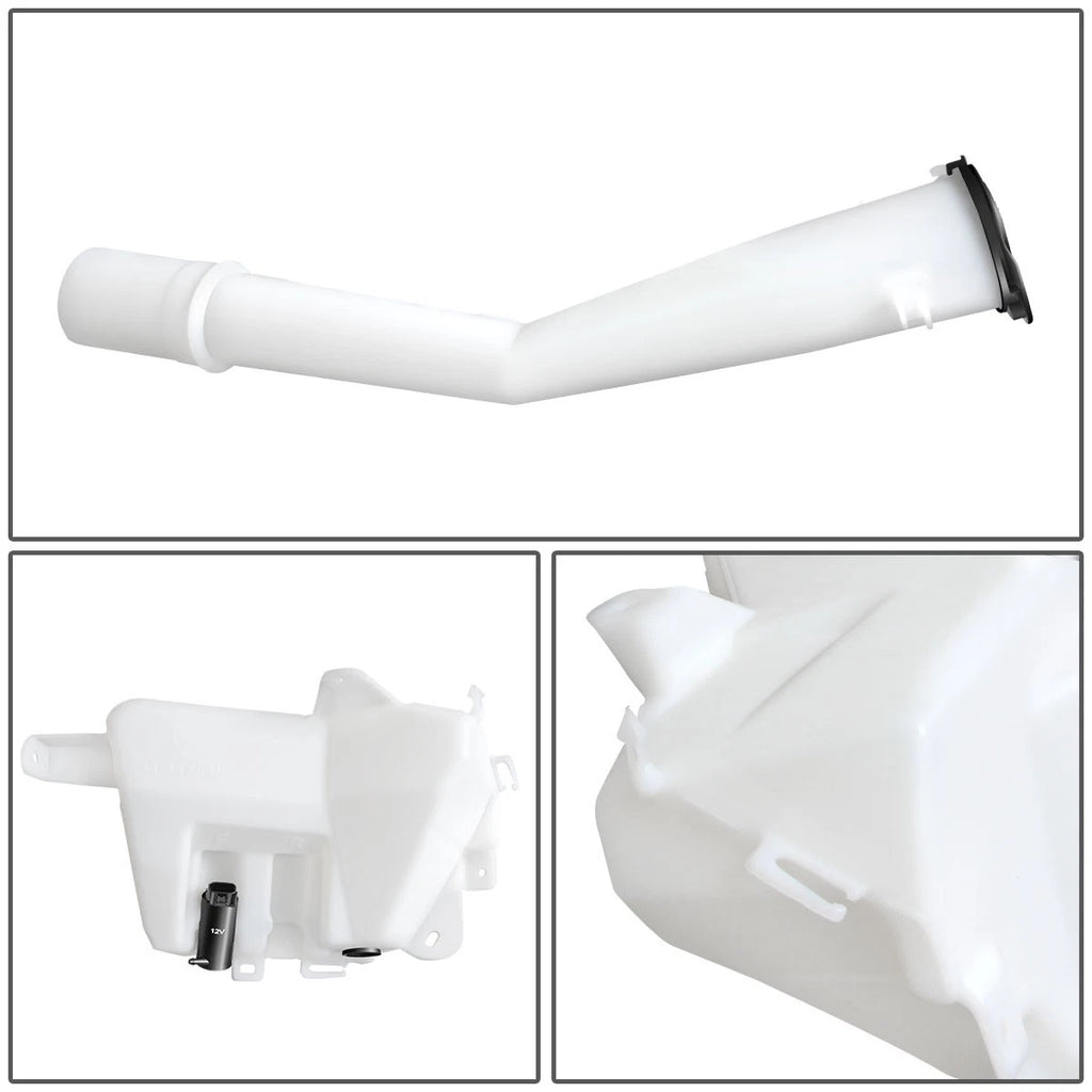 Windshield Washer Fluid Reservoir Tank Bottle w/Cap+Pump for Toyota Tundra (2000–2006)