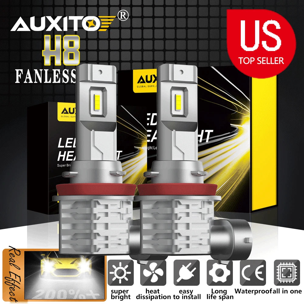 2X H11 H16 LED Fog Light Bulbs for Toyota Camry (2007–2014)