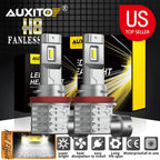 2X H11 H16 LED Fog Light Bulbs for Toyota Camry (2007–2014)