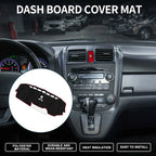 Dashboard Cover Mat for Honda CR-V 2017-2022 Sun Protector Pad Black Red