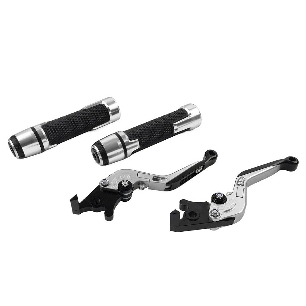 Silver Extendable Brake Clutch Levers Set for Kawasaki Z900RS (2018–2023)