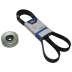 Drive Fan Belt + Tensioner Pulley for Patrol GU Y61 ZD30-DDT