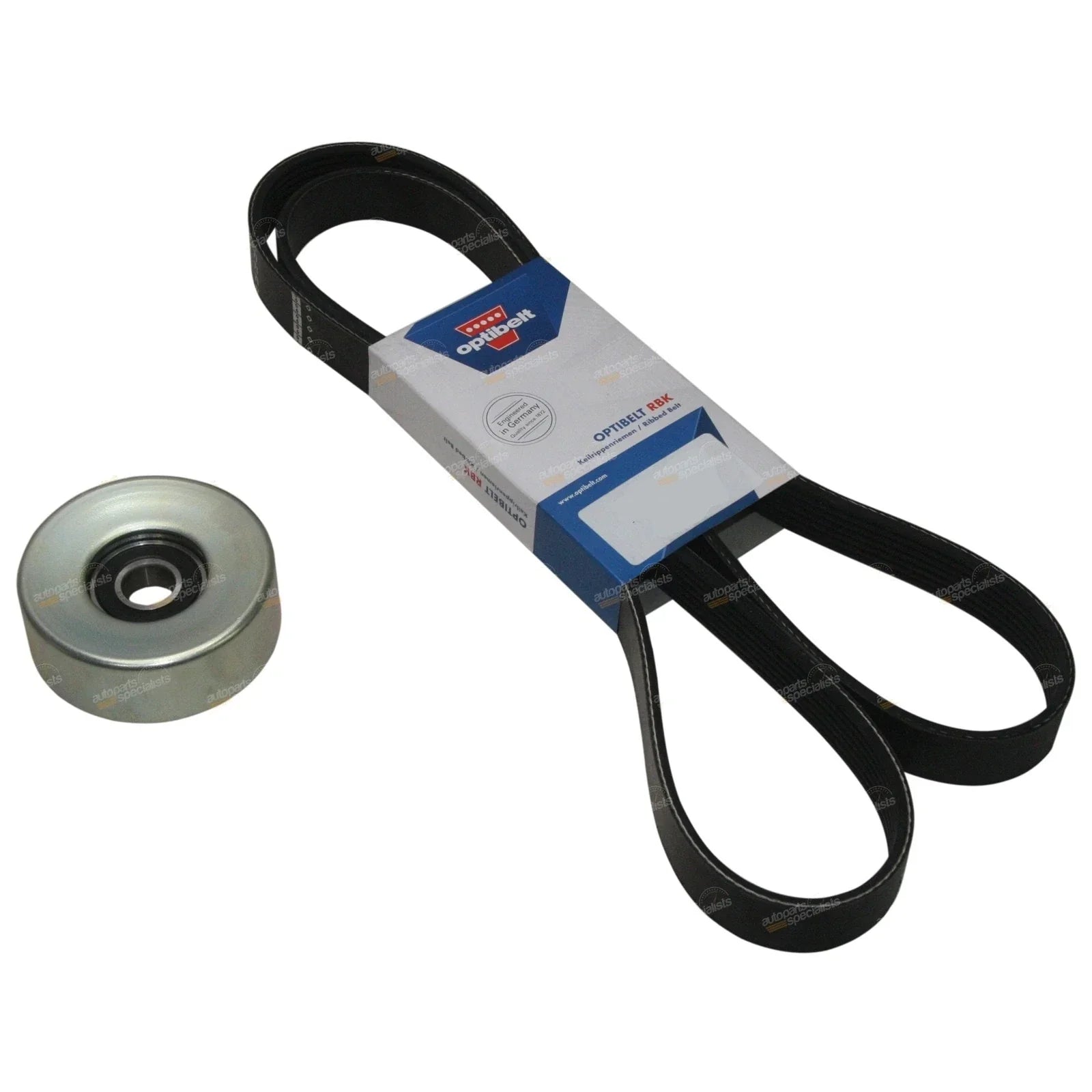 Drive Fan Belt + Tensioner Pulley for Patrol GU Y61 ZD30-DDT