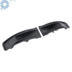 Set of 2 Front Fog Light Covers Matte Black for Ford Flex (2013–2019)