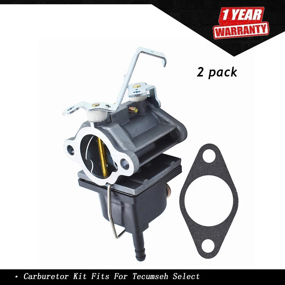 Carburetor Kit for Tecumseh OV691EA TVT691 (2 Pack)