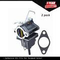 Carburetor Kit for Tecumseh OV691EA TVT691 (2 Pack)
