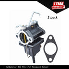 Carburetor Kit for Tecumseh OV691EA TVT691 (2 Pack)
