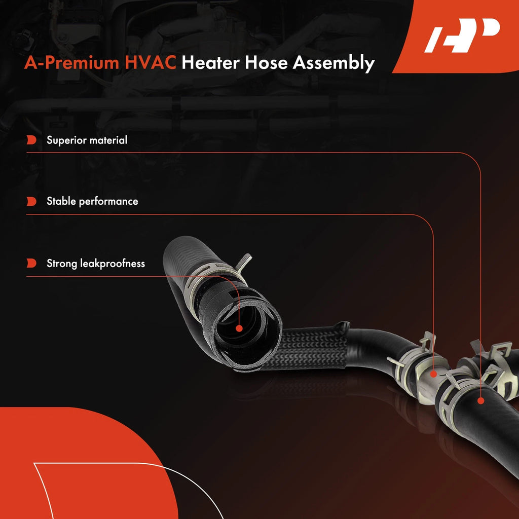 Inlet HVAC Heater Hose for Ford E-150, E-150 Club Wagon, E-350