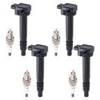 Set of 4 Ignition Coils & Spark Plugs for Toyota Tacoma (2000–2004)