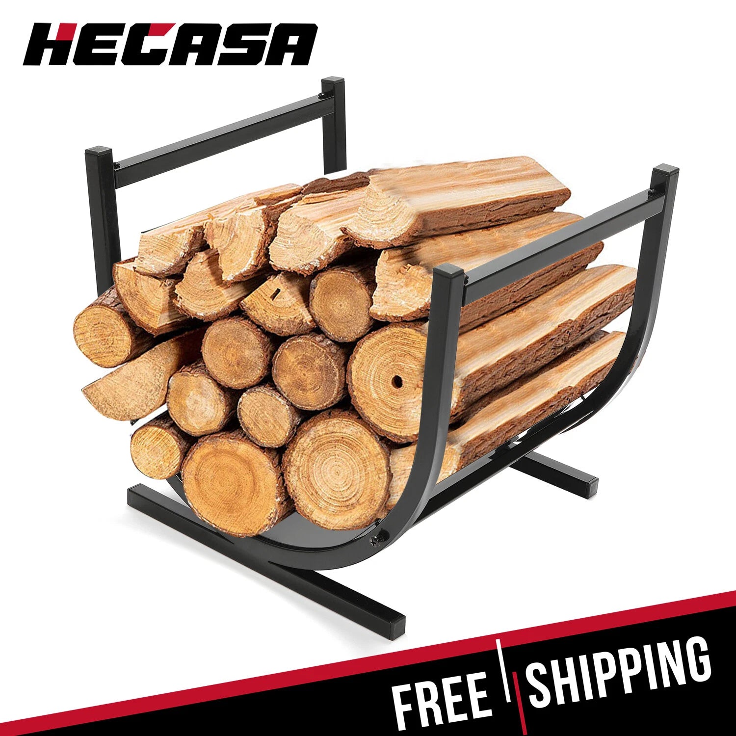 Firewood Rack for Fireplace (Metal)