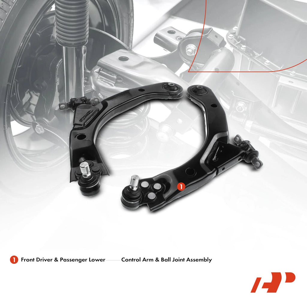 2X Front Lower Control Arm with Ball Joint for Chevrolet Cobalt (2005-2010)