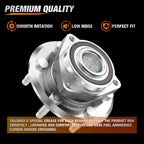 Wheel Bearing Hub Pair for Chevrolet Traverse Enclave GMC Acadia (2008–2017)