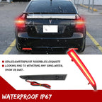 Smoked Lens LED Bumper Reflector Tail Lights for Chevy Camaro (2016–2023)