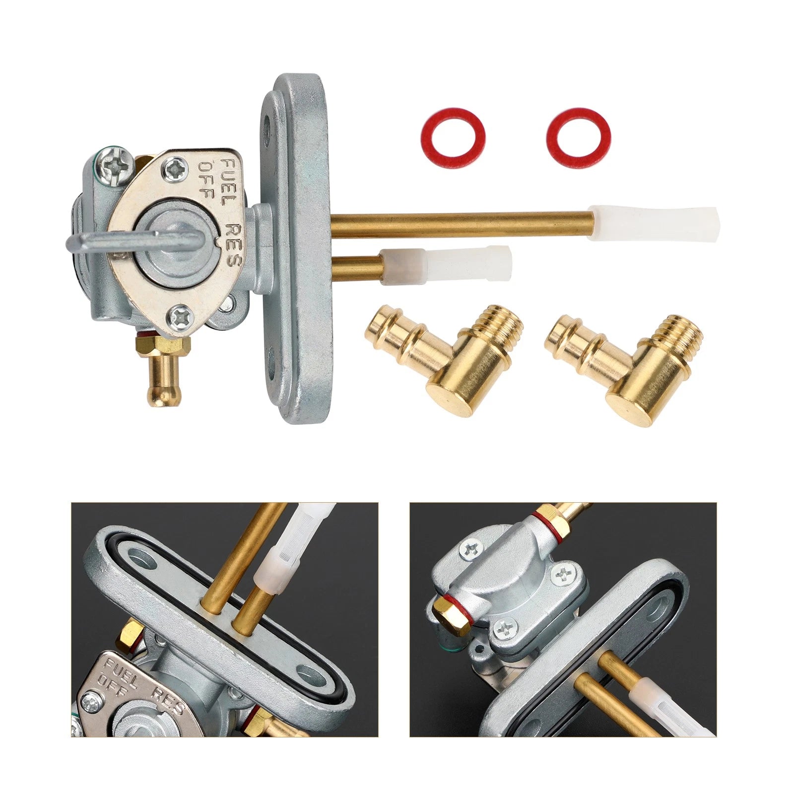 Gas Tank Fuel Cock Valve Petcock for Yamaha XS650 XS750 XS850 XS1100 (1970–1983)