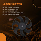 Cooling Fan for Audi A3 Quattro & TT Quattro (2006–2015) Right