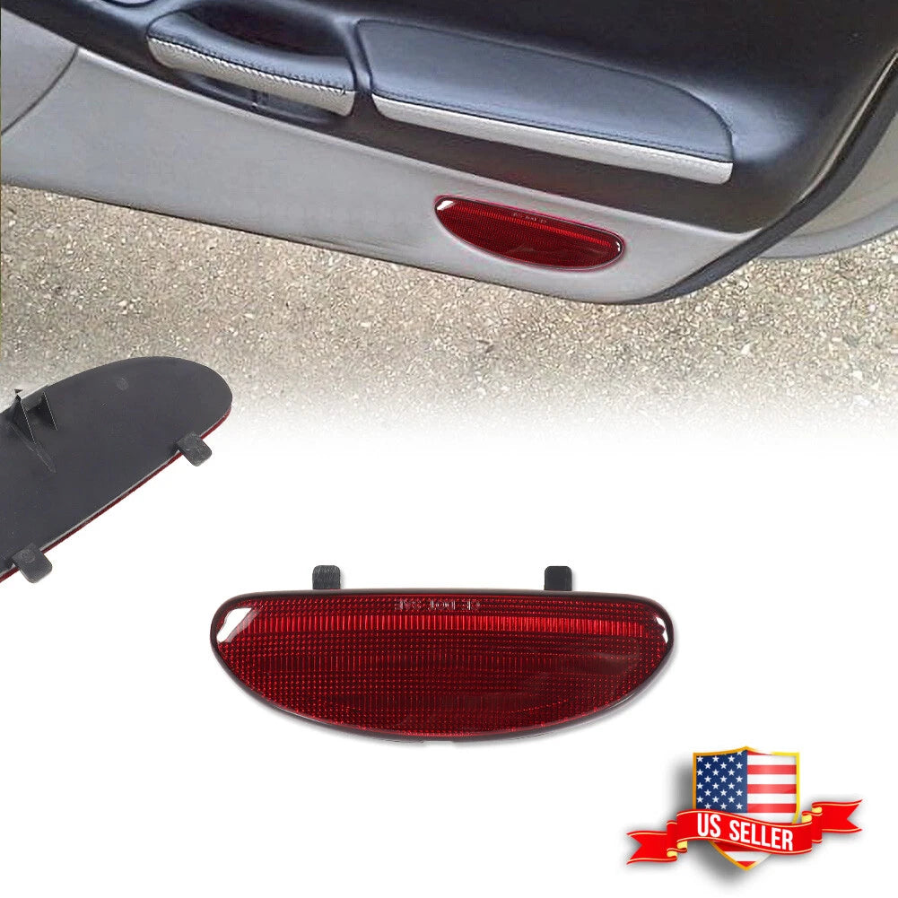 Inner Door Panel Reflector Light Cap for Corvette (1997–2004) Red