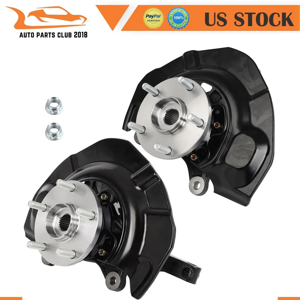2X Front Wheel Hub Bearing Steering Knuckle LK041 for Toyota Camry (2007–2011)
