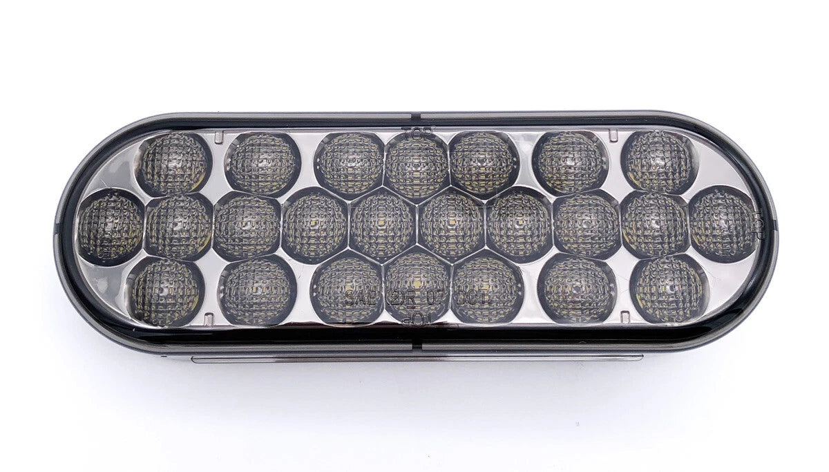LED Reverse Backup Lights Smoked Lens 6 Inch Pair for Pickup Truck (2000–2026)