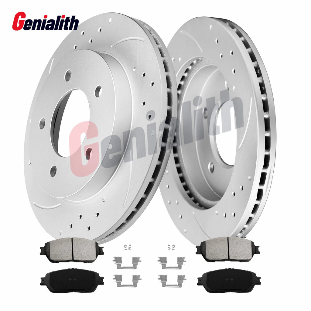 Front Rotors Brake Pad Kit for Toyota Camry Avalon Solara Sienna ES300 (1997–2006)