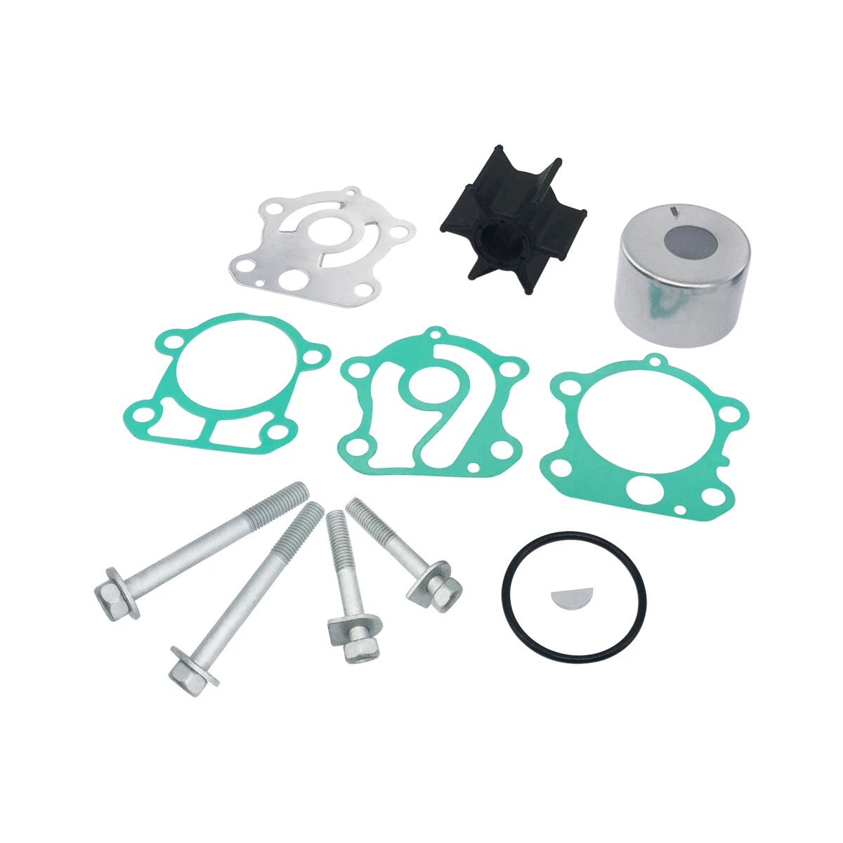 Water Pump Impeller Kit for Yamaha 4-Stroke 75-100 HP Outboard (67F-W0078-00)