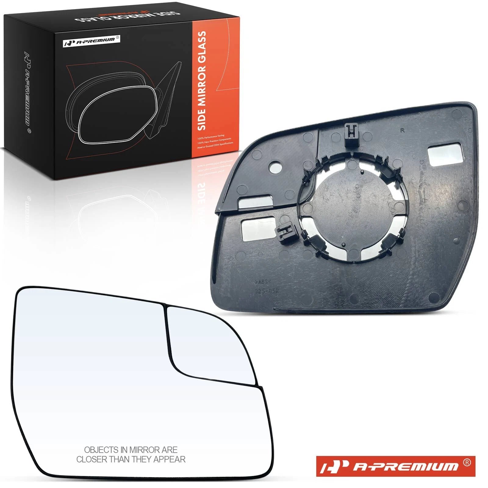 Passenger Manual Mirror Glass with Spotter for Ford Ranger (2019–2024)