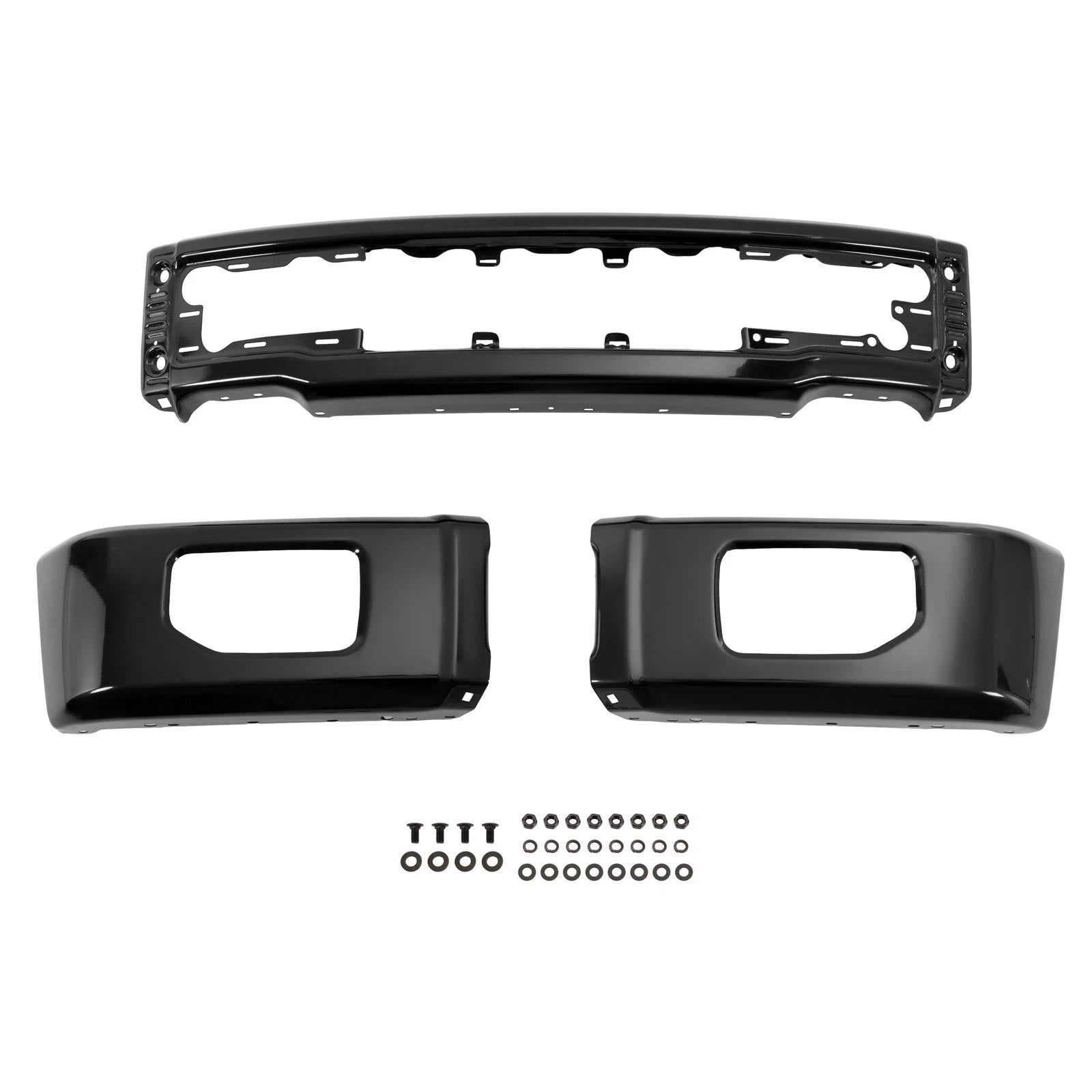 Front Bumper Face Bar for Ford F-150 (2015-2017) Shadow Black