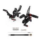 CNC Aluminum Rearsets Footpegs for Kawasaki Z900 (2021–2022)
