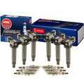 Set of 6 Denso COP Ignition Coils & NGK IridiumIX Spark Plugs for Lexus Toyota V6