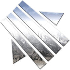Luxury Chrome Pillar Post Trim Kit (6pc) for Toyota Prius (2004–2009)