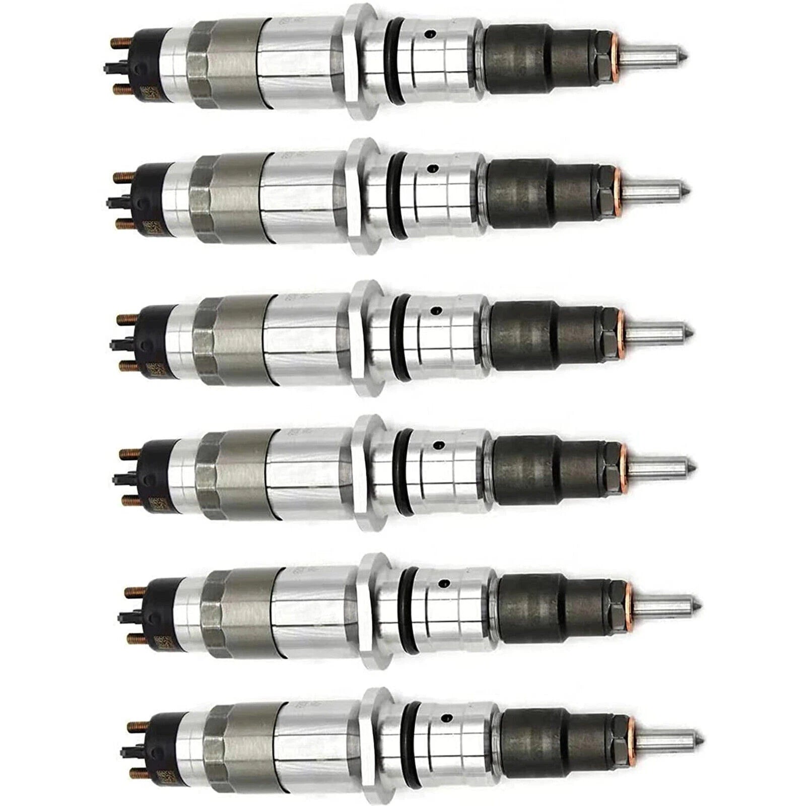6X Fuel Injector 0445120123 for Cummins ISBe (2000–2023)