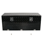60" x 18" x 18" Black Aluminum Tool Box for Pickup Truck (Fits Most Models)