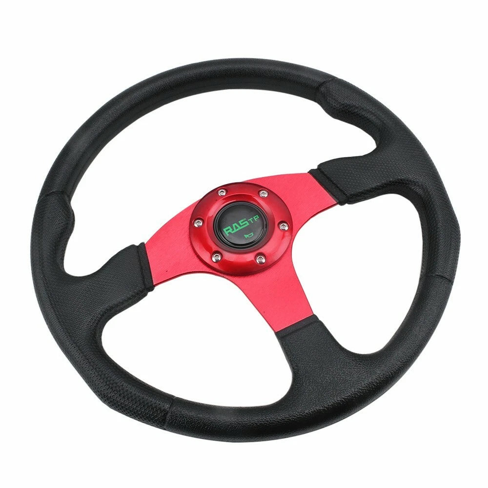 Universal 6 Bolt 13" 340mm Racing Drifting Sport Steering Wheel