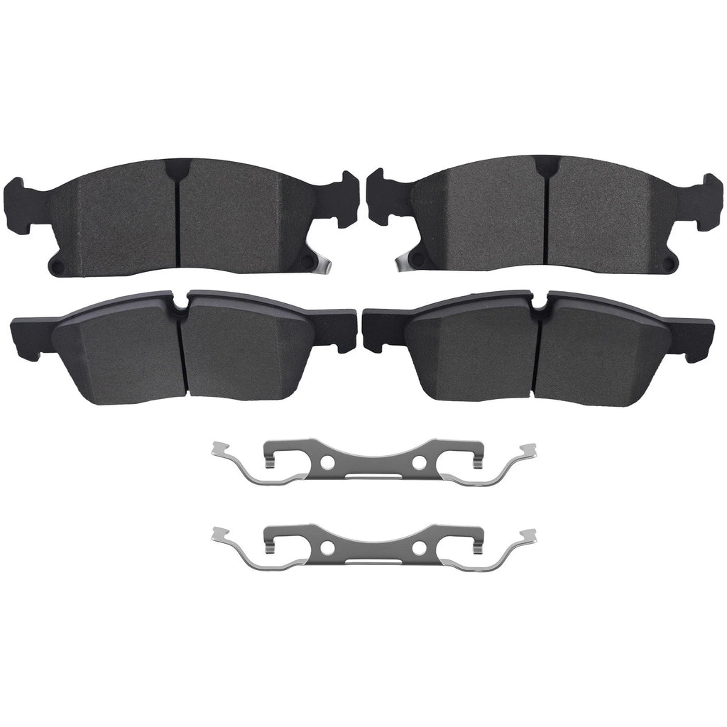 Set of 4 Front Brake Pads Kit for Dodge Durango (2011–2023) D1455 P1455