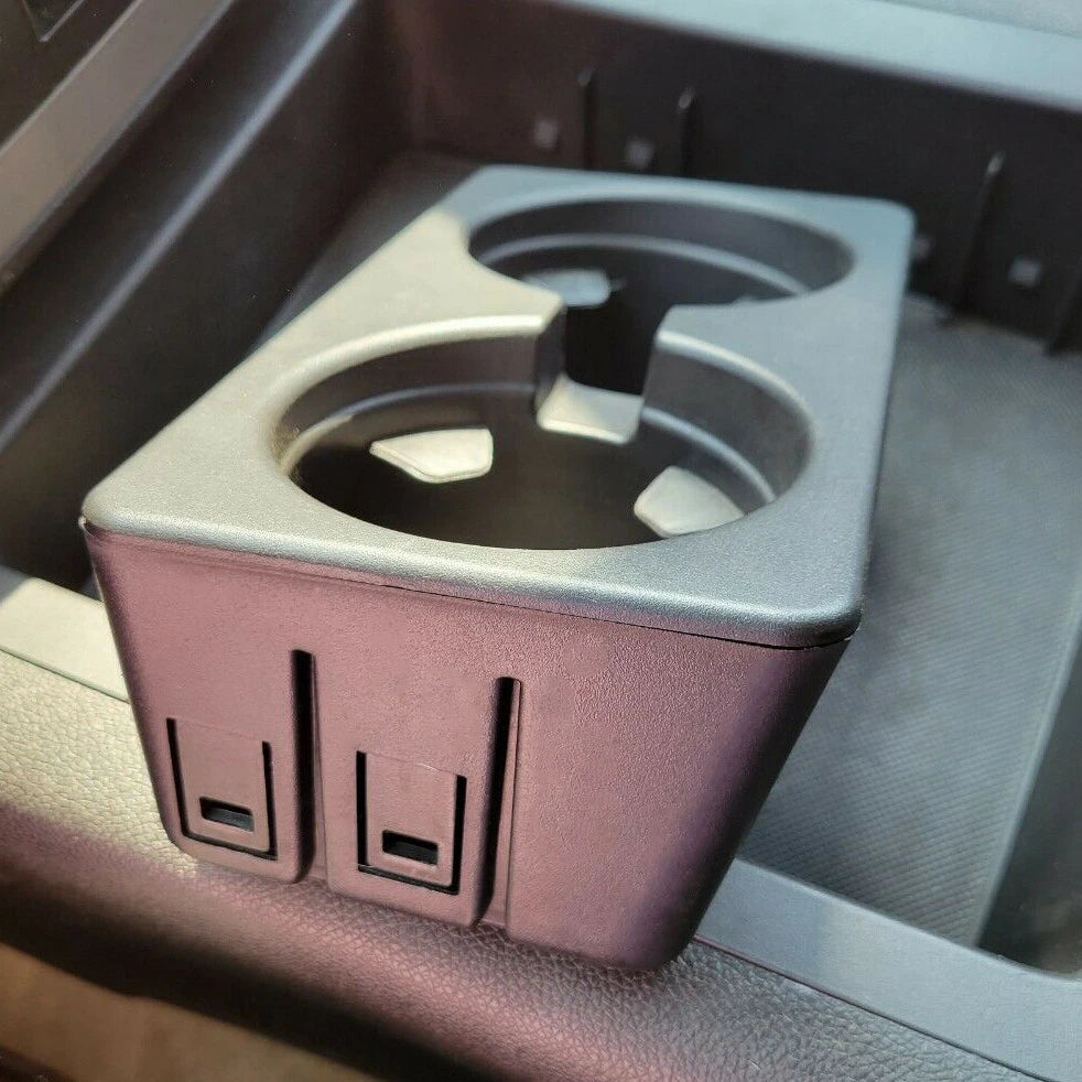 Dual Console Cup Holder Insert for Chevy Silverado Tahoe GMC Sierra (2007-2014)