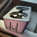 Dual Console Cup Holder Insert for Chevy Silverado Tahoe GMC Sierra (2007-2014)