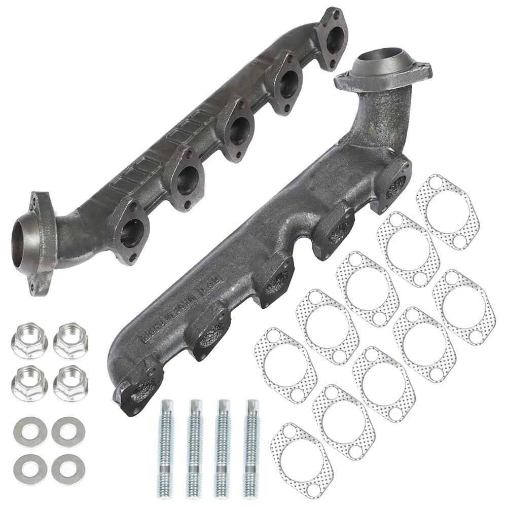 2PC Exhaust Headers for Ford Super Duty Van 6.8L V10 (2000–2013)