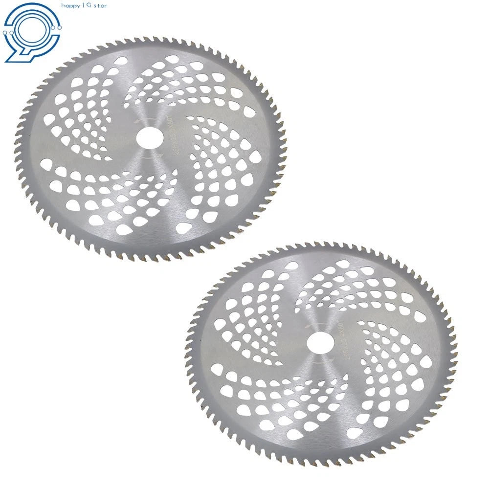 Set of 4 Carbide Tip Brush Blades for Cutter Trimmer 10"