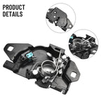 Hood Latch Release Auto Parts Accessories Black Metal
