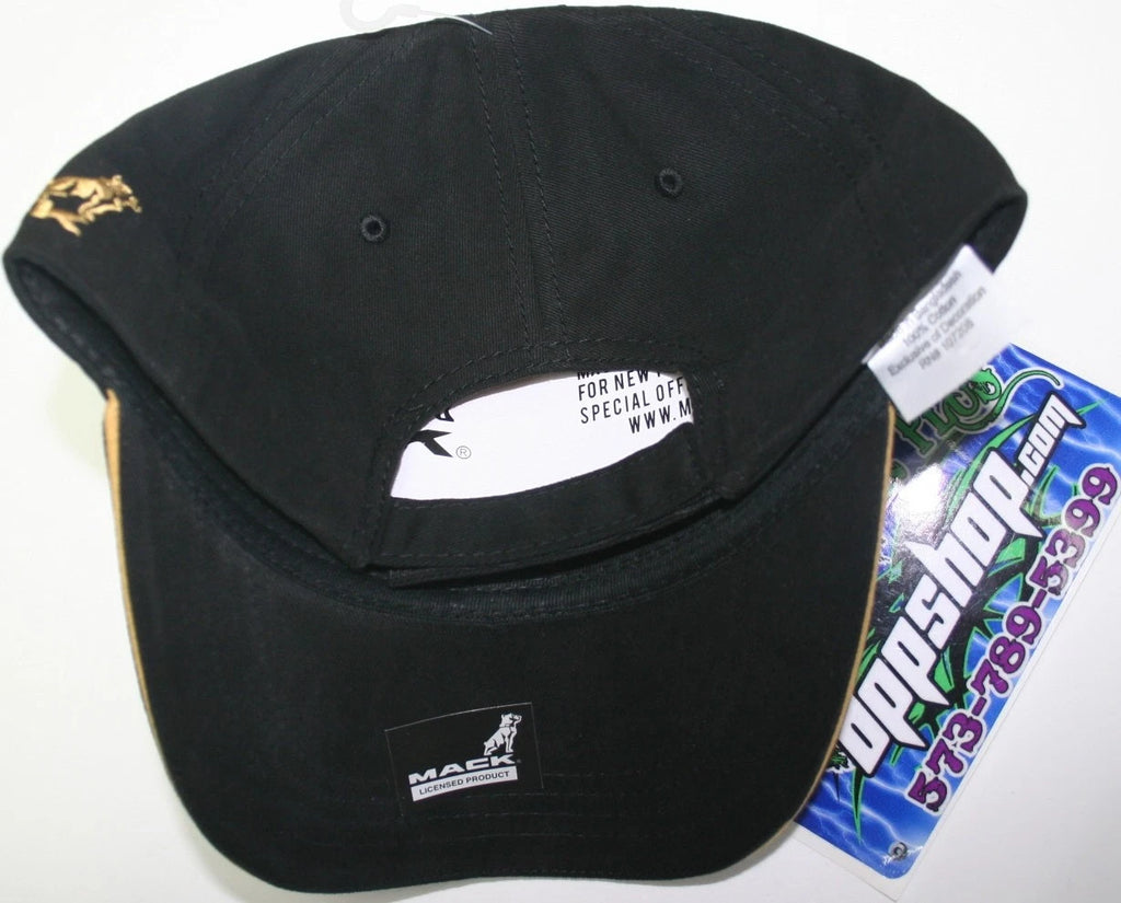 Mack Bulldog Trucker Hat for Mack Trucks (Diesel Gear, Winter, Gold)