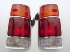 Chrome Taillights for Holden Rodeo TF TFR Isuzu Ute & Vauxhall Brava (1997-2003)