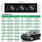 AC Heater Climate Control Module for Chevy Tahoe GMC Yukon C/K1500, 2500 (1996–2000)