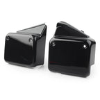Set of 2 Black Side Battery Cover Guards for Honda VT750 Shadow Spirit (2000–2009)