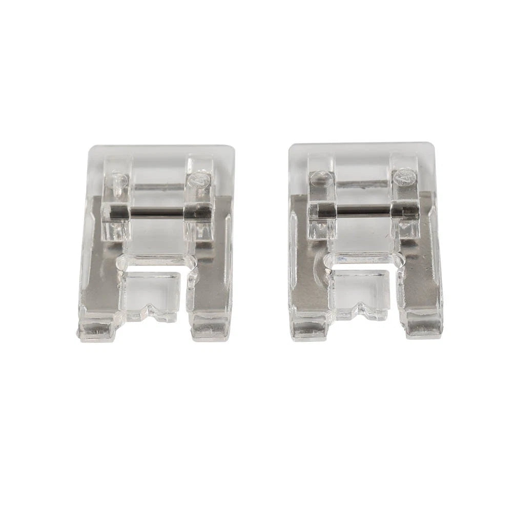 2 Pcs Satin Stitch Snap-On Presser Foot for Juki Singer Janome